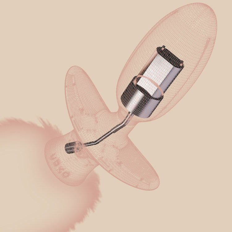 Remote-Controlled Vibrating Anal Butt Plug BM50