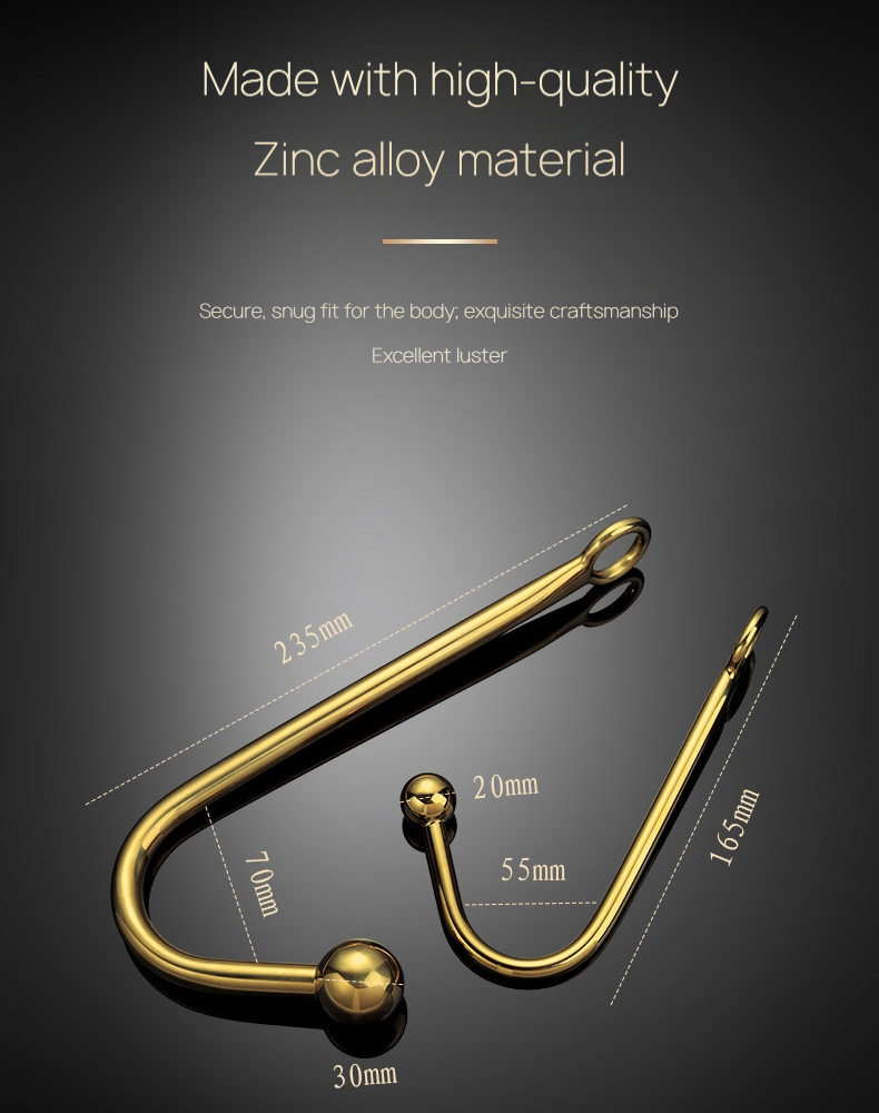 Luxury Rear Hand Bondage Anal Hook Set BM51