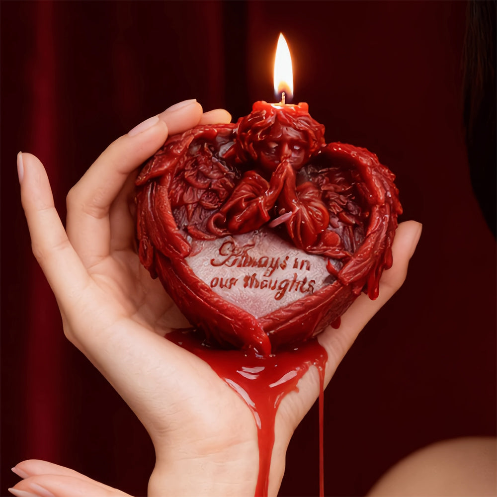 Angel Themed Low-Heat Bondage Wax Candle BM12