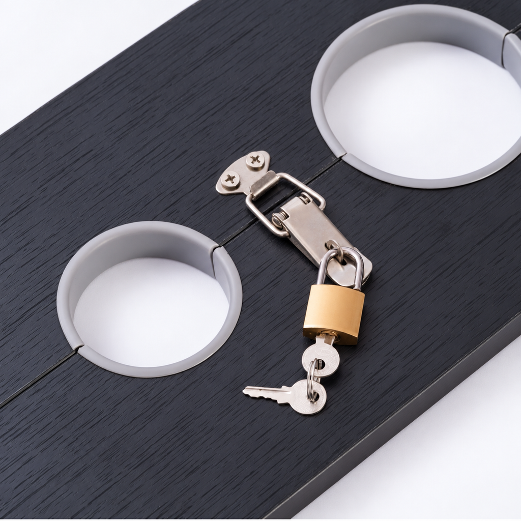 Locking Wooden Neck & Wrist Pillory BF36