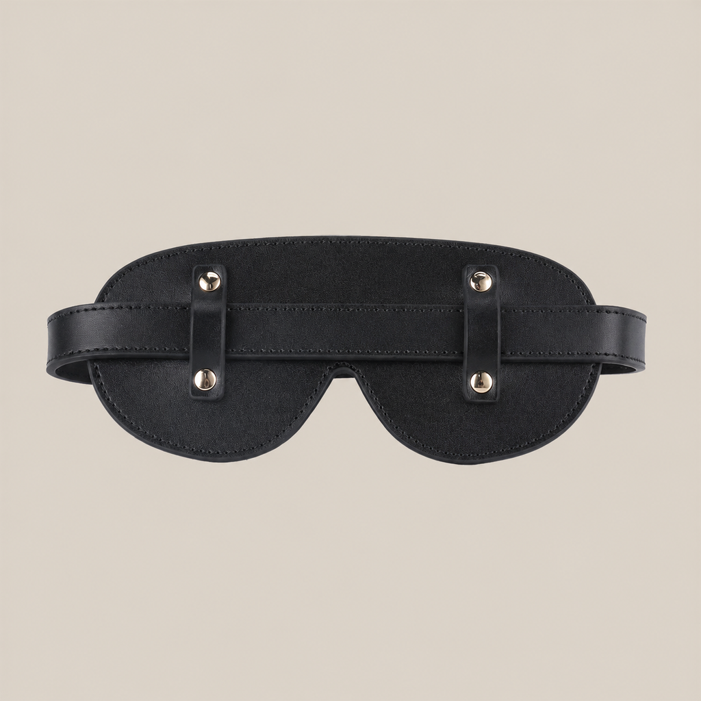 Leather Sensory Deprivation Blindfold BM68