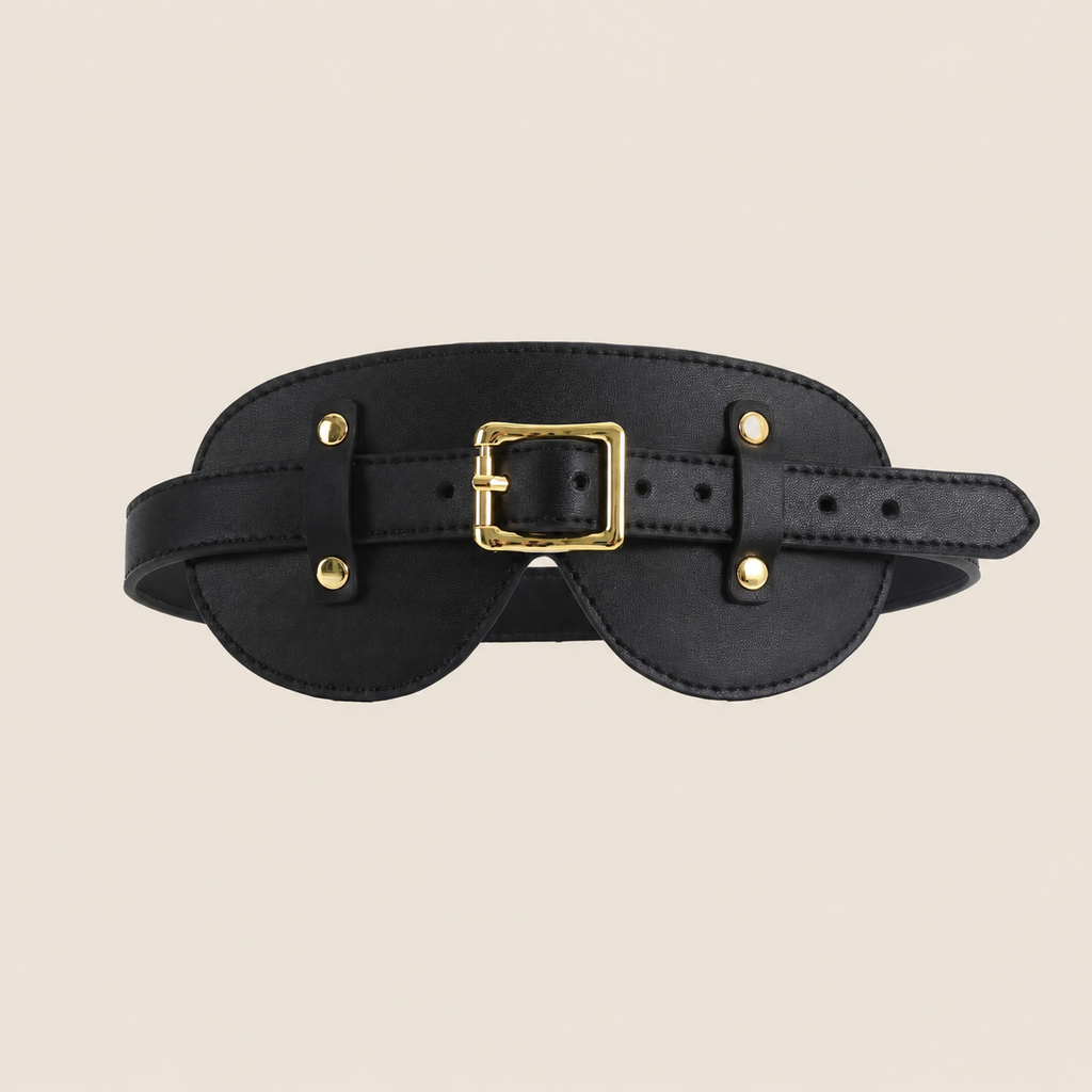 Leather Sensory Deprivation Blindfold BM68