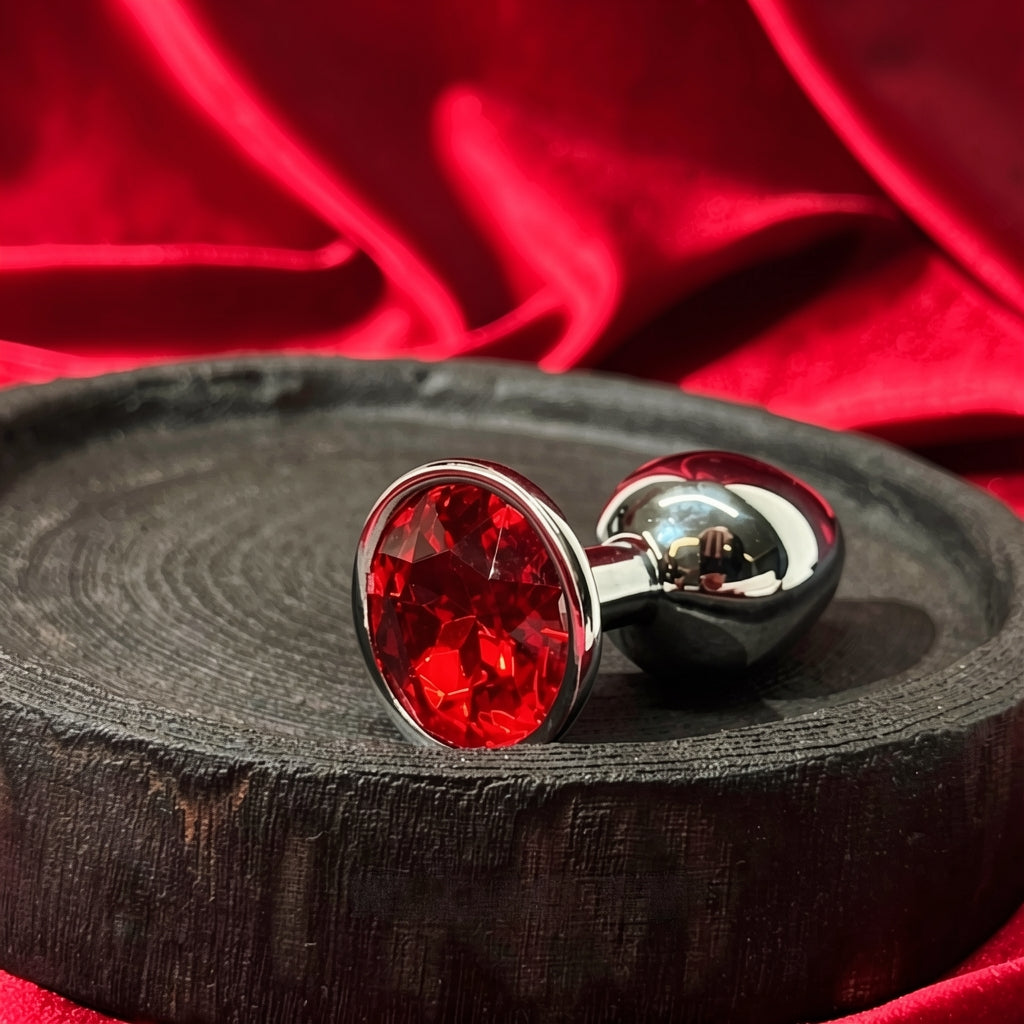 Stainless Steel Crystal Anal Plug BM49