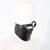 Wide O-Ring Posture Submissive Collar with Chin BM105