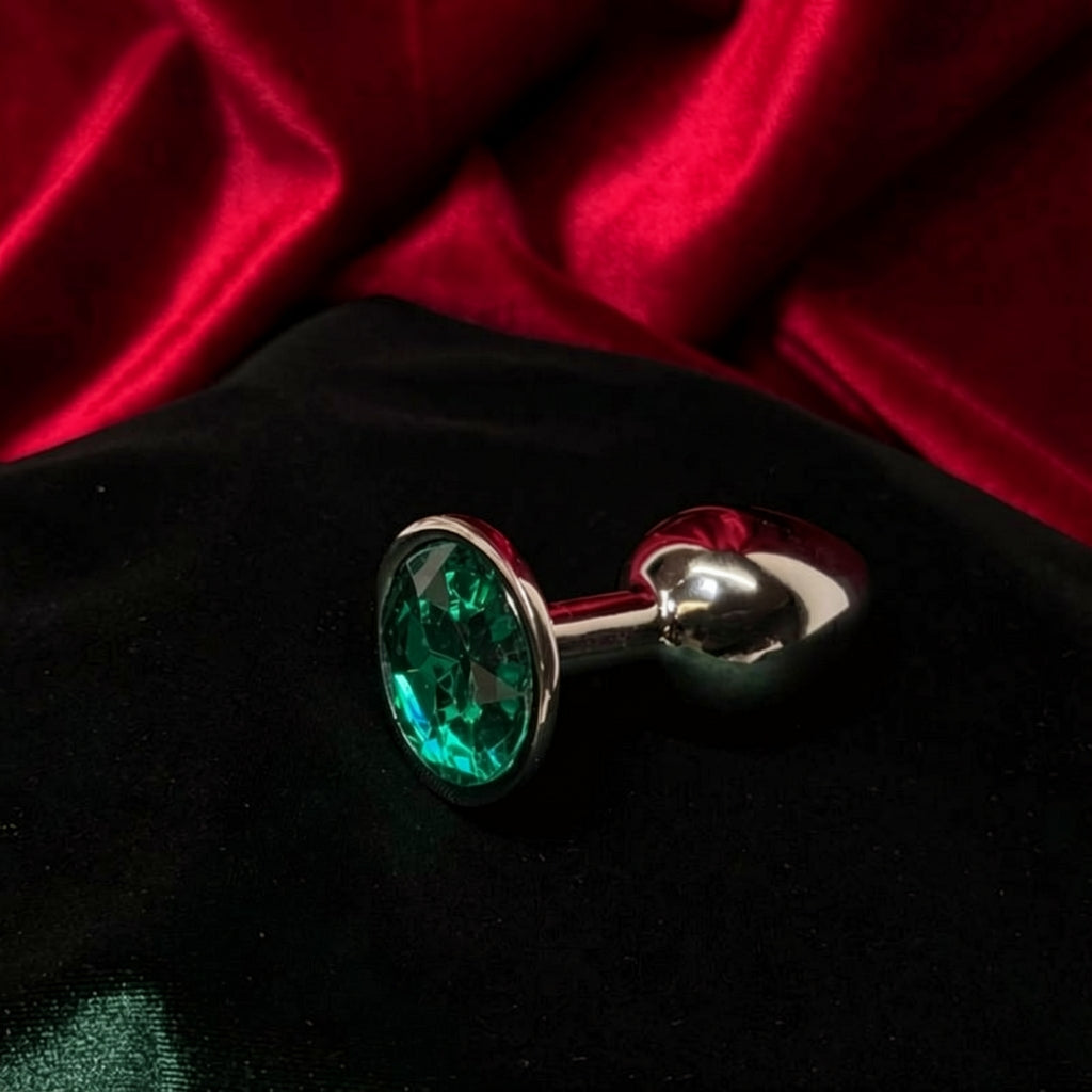 Stainless Steel Crystal Anal Plug BM49