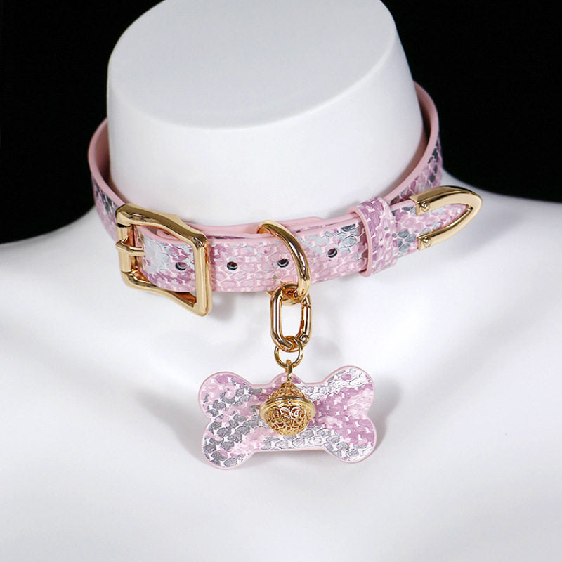 Bell Cute Collar with Name Tag - BM11