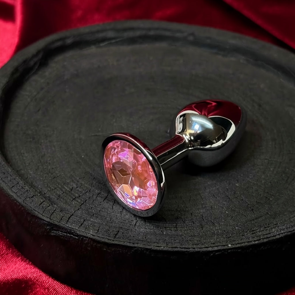 Stainless Steel Crystal Anal Plug BM49