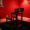 Bondage Chair with Neck & Wrist Stocks BF17