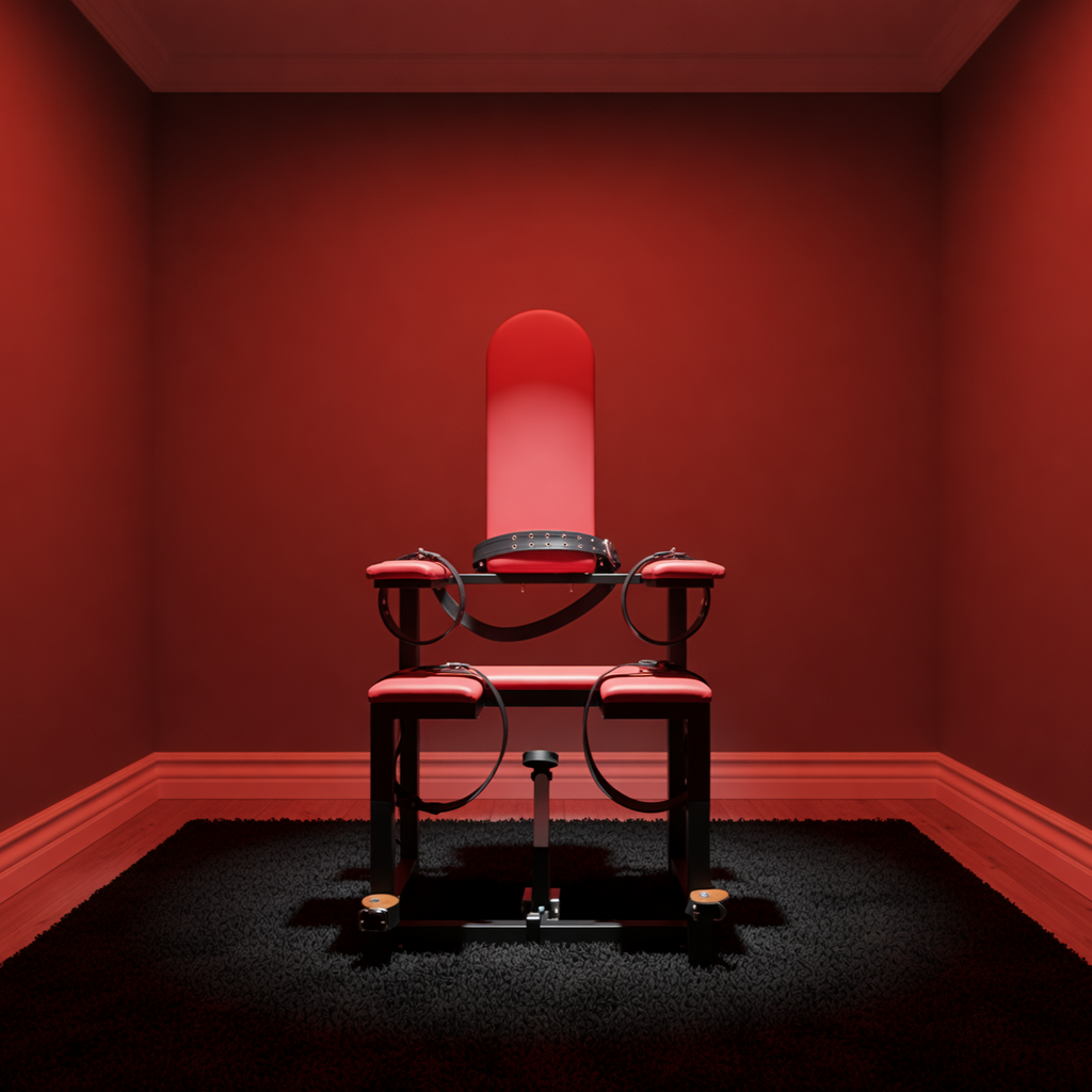 BDSM Queening Chair and Restraint Throne BF48