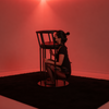 BDSM Positioning Chair with Restraint Collar