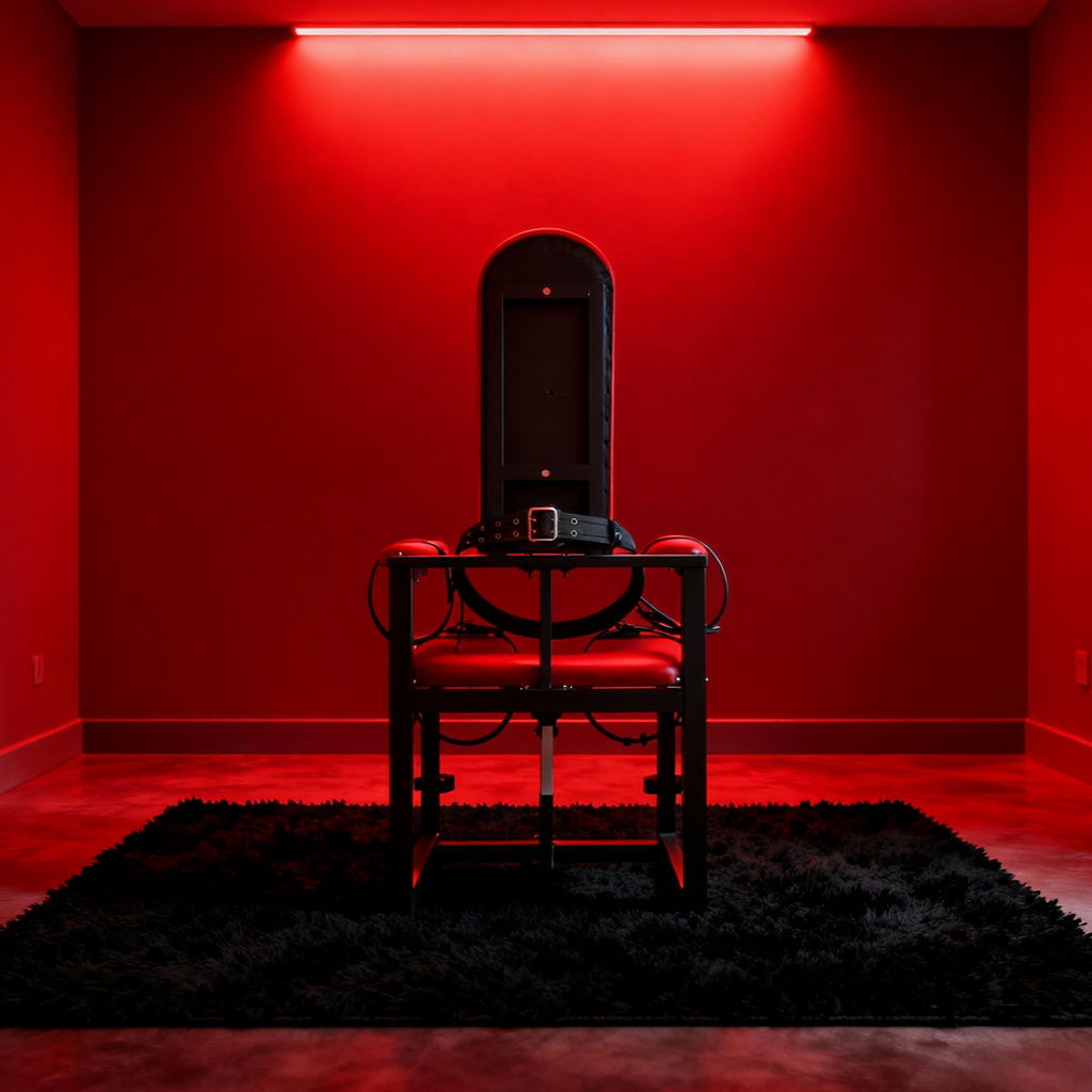 BDSM Queening Chair and Restraint Throne BF48