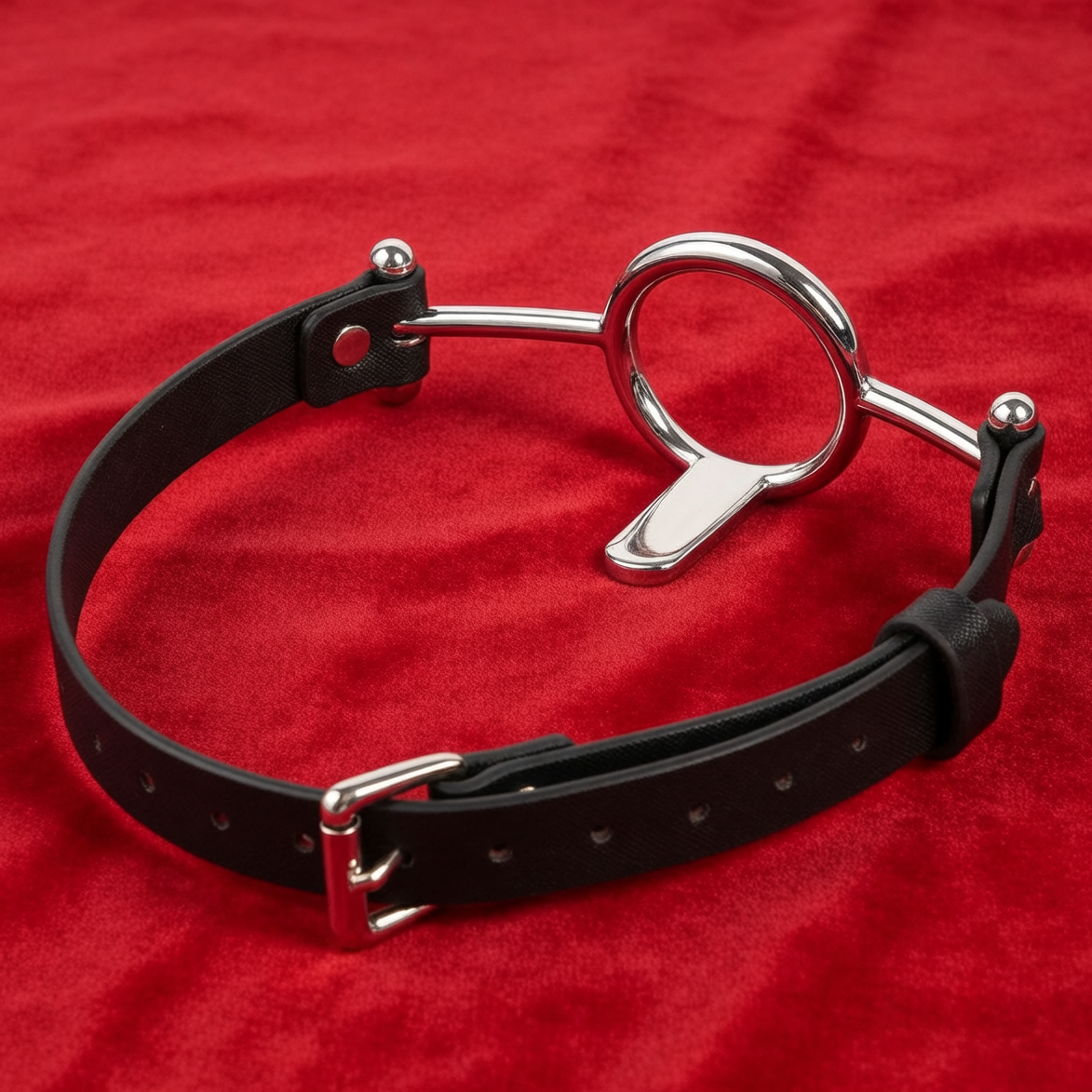 Leather Alloy Mouth Gag — BM21