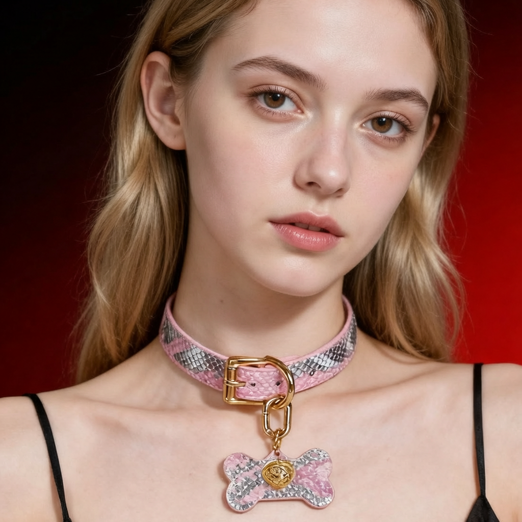 Bell Cute Collar with Name Tag - BM11