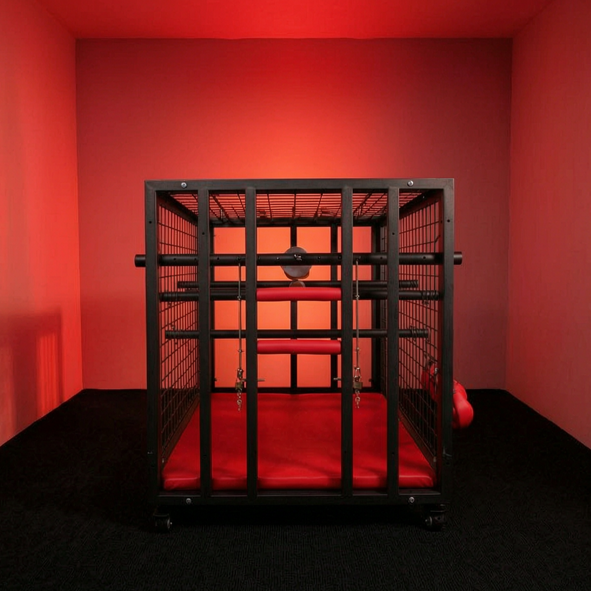 BDSM Confinement and Restraint Cage