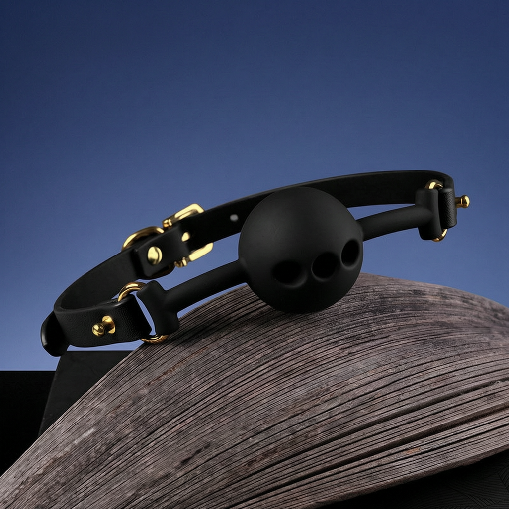Luxury Black & Gold Bondage Restraint Set BM32