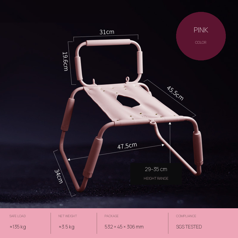Adjustable Adult Positioning BDSM Chair and Foldable Arch Set BF52