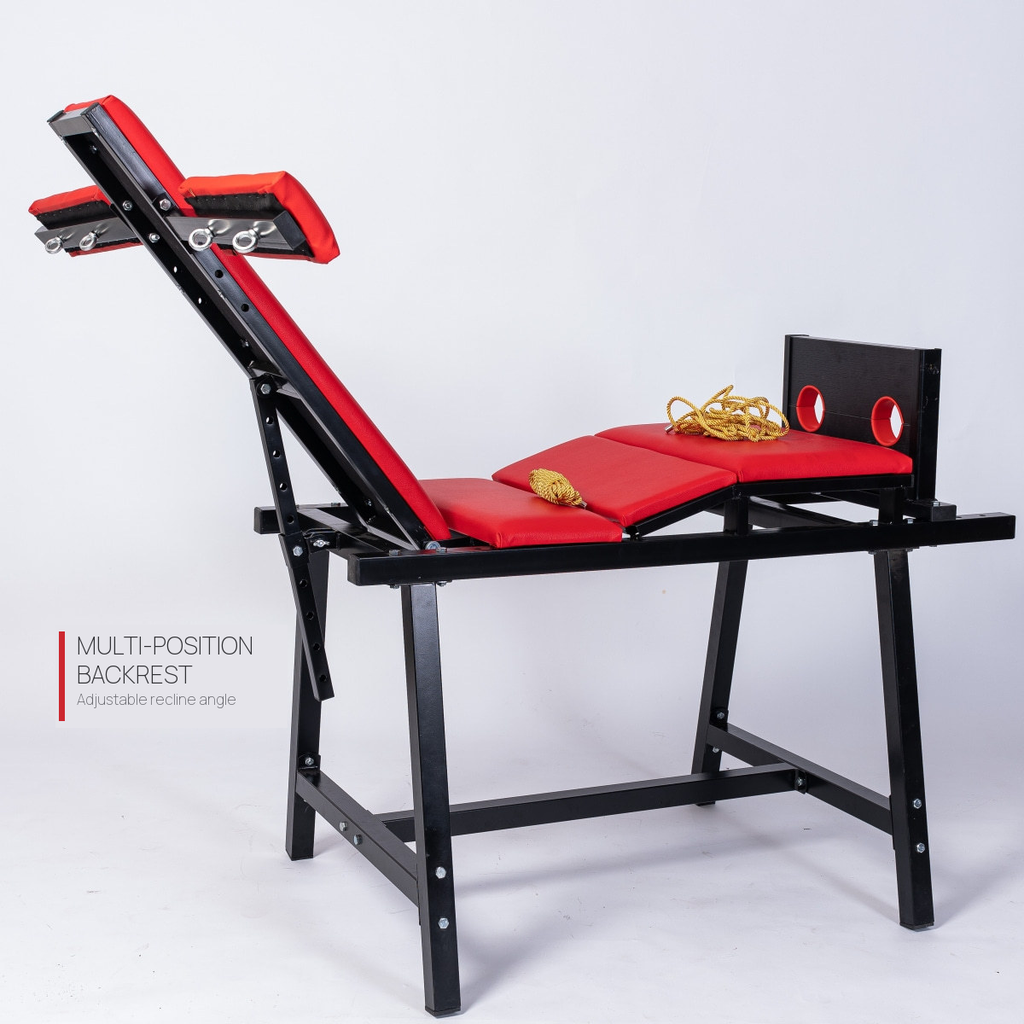 Adjustable BDSM Ankle Stocks Restraint Chair BF46