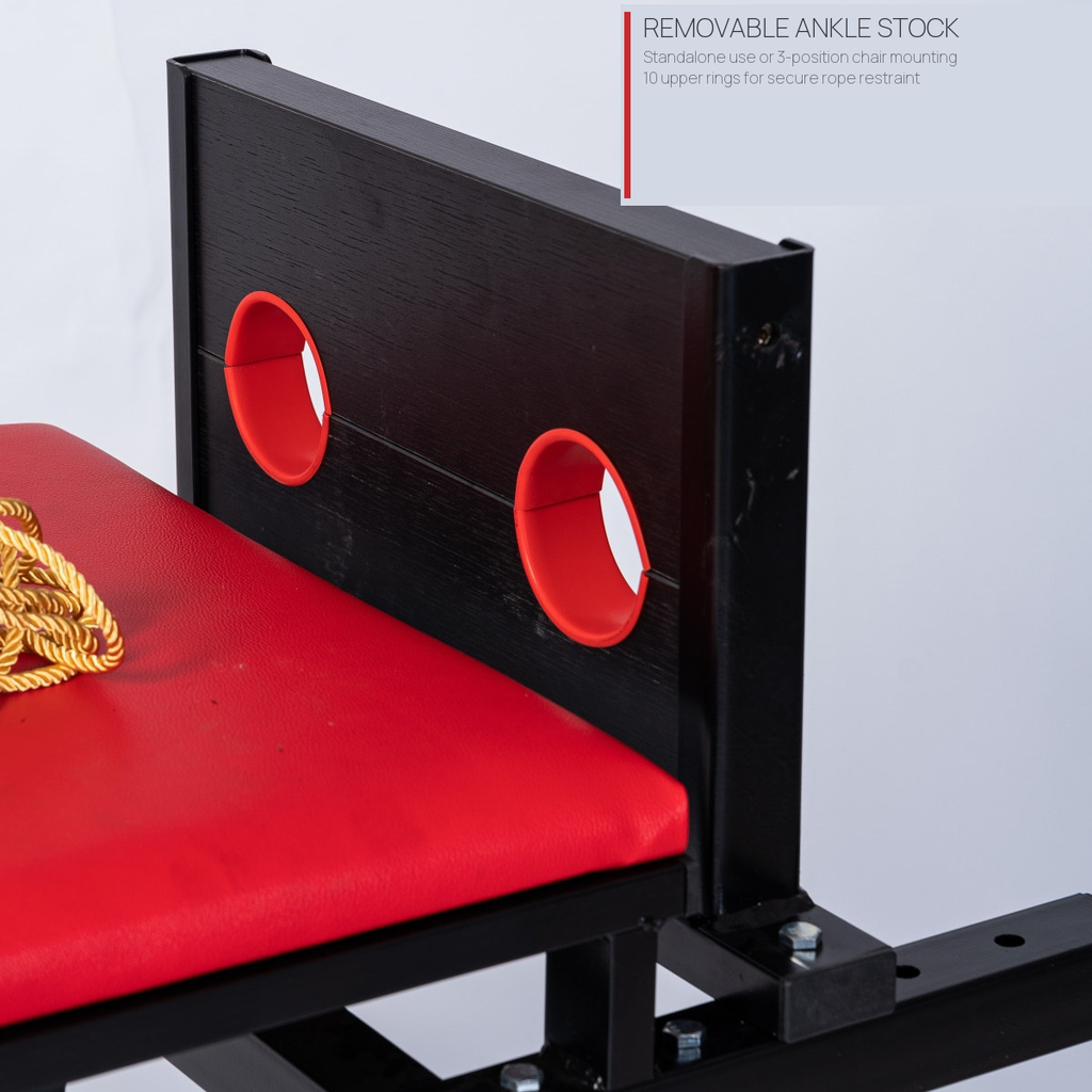 Adjustable BDSM Ankle Stocks Restraint Chair BF46