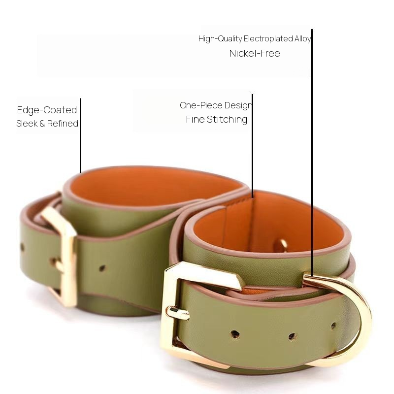 Wide Padded BDSM Wrist Restraint Cuffs BM115