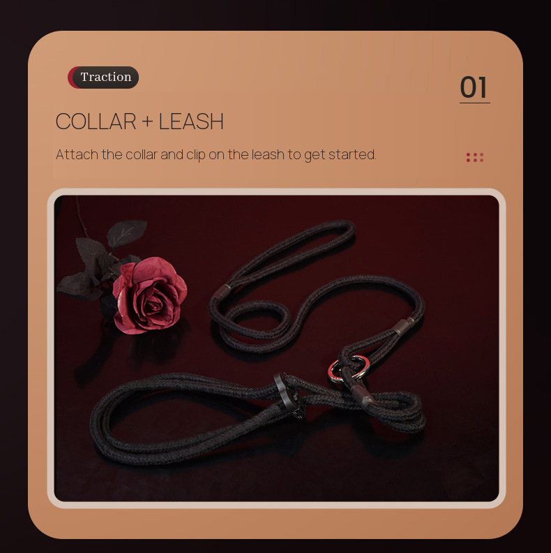 Portable Cotton Rope Bondage Restraint Set