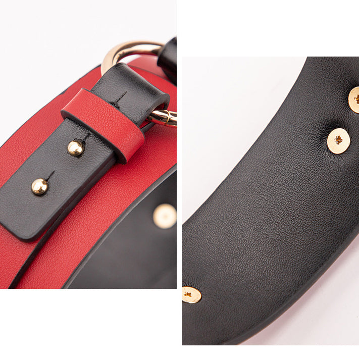 Padded BDSM Restraint Cuffs with Connecting Chain BM112