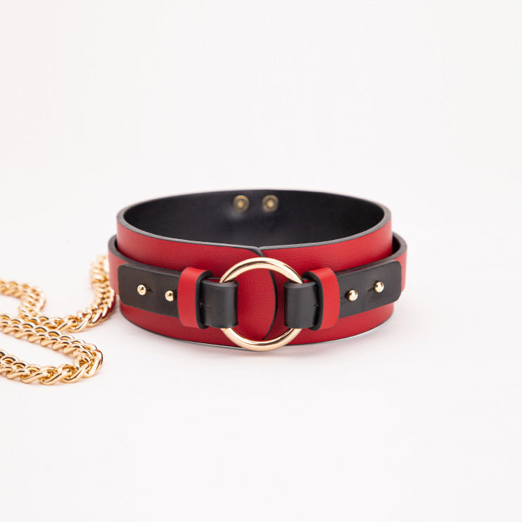Padded BDSM Restraint Cuffs with Connecting Chain BM112