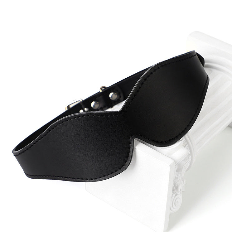 BDSM PU Leather Blindfold Eye Mask
