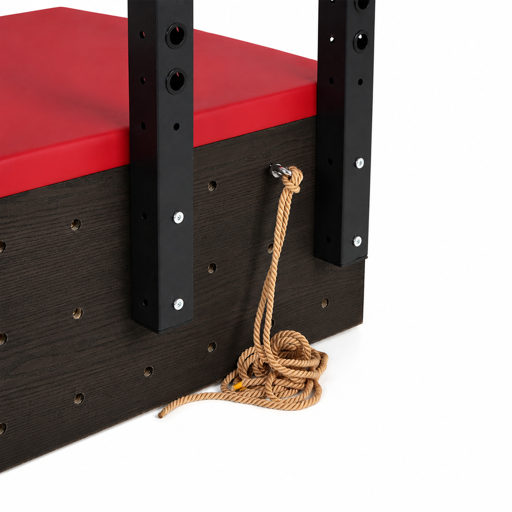 Multi-Position BDSM Restraint Platform with Stocks Panel