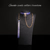 Snake Pattern Sub Collar and Leash Set BM80