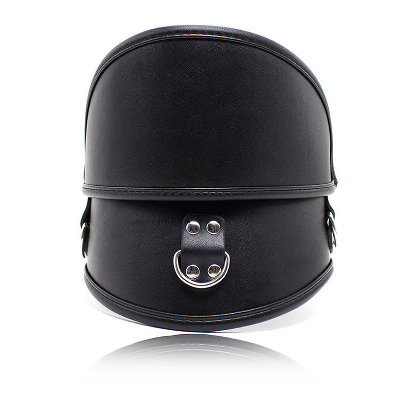 Black Wide D-RingPosture Collar BM104