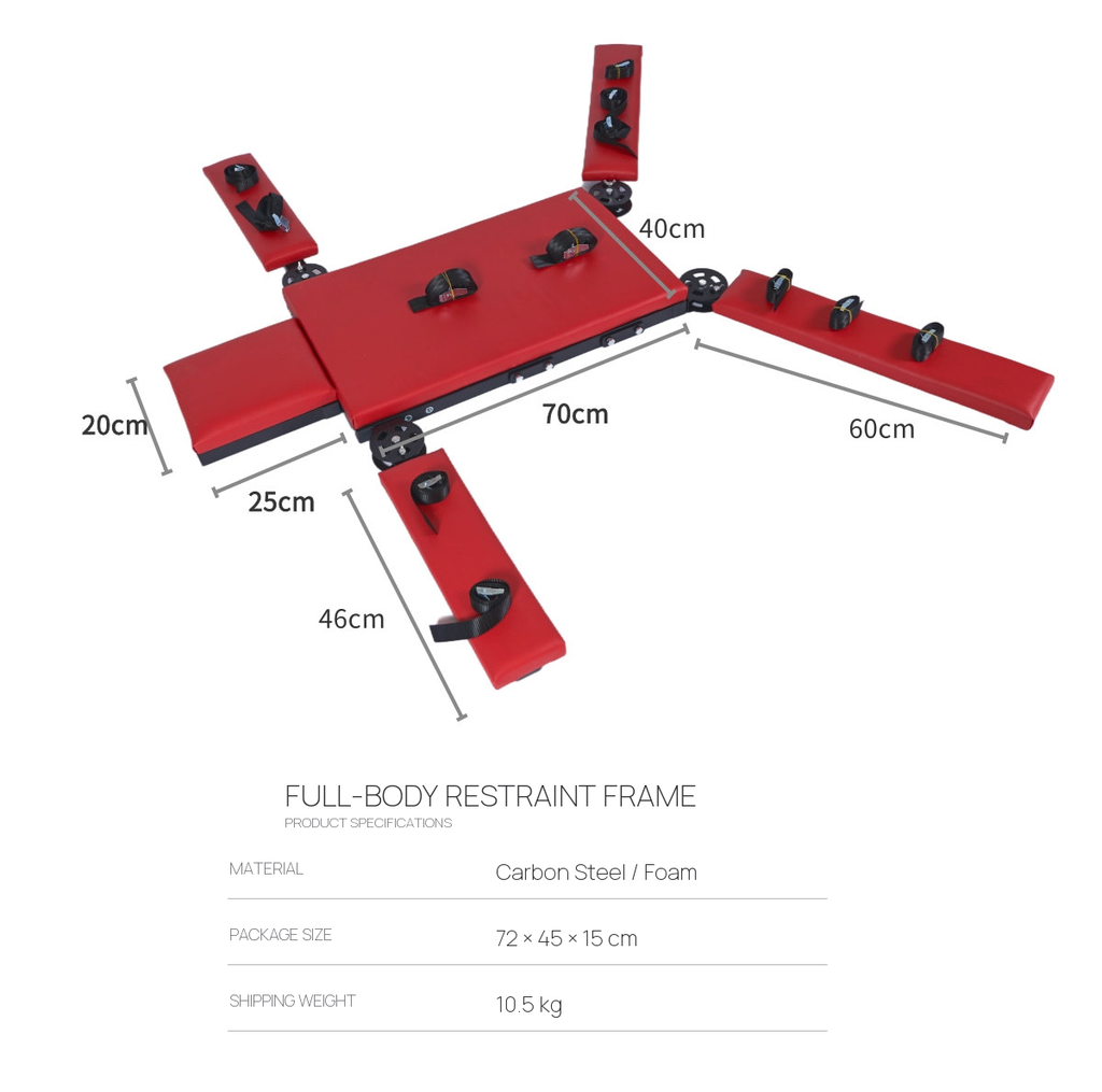 Adjustable Full-Body BDSM Restraint Frame BF45