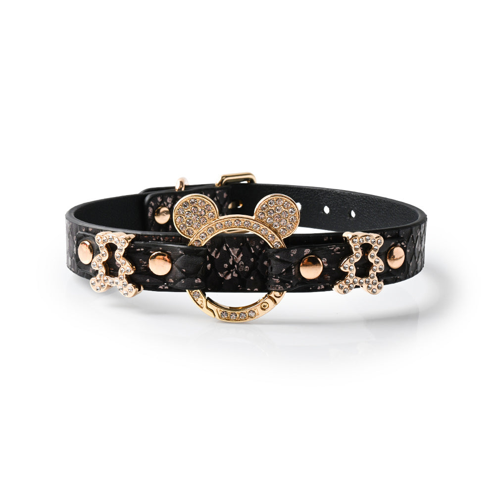 Snake-Pattern Day Anime  Collar Choker Necklace