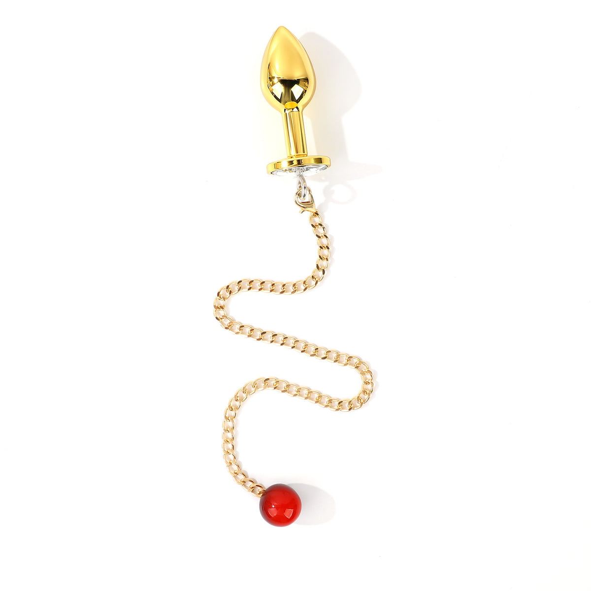 Metal Cherry Chain Anal Plug
