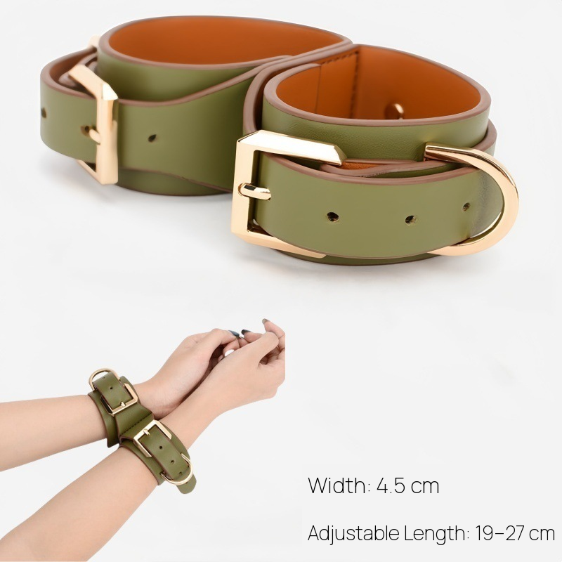 Wide Padded BDSM Wrist Restraint Cuffs BM115
