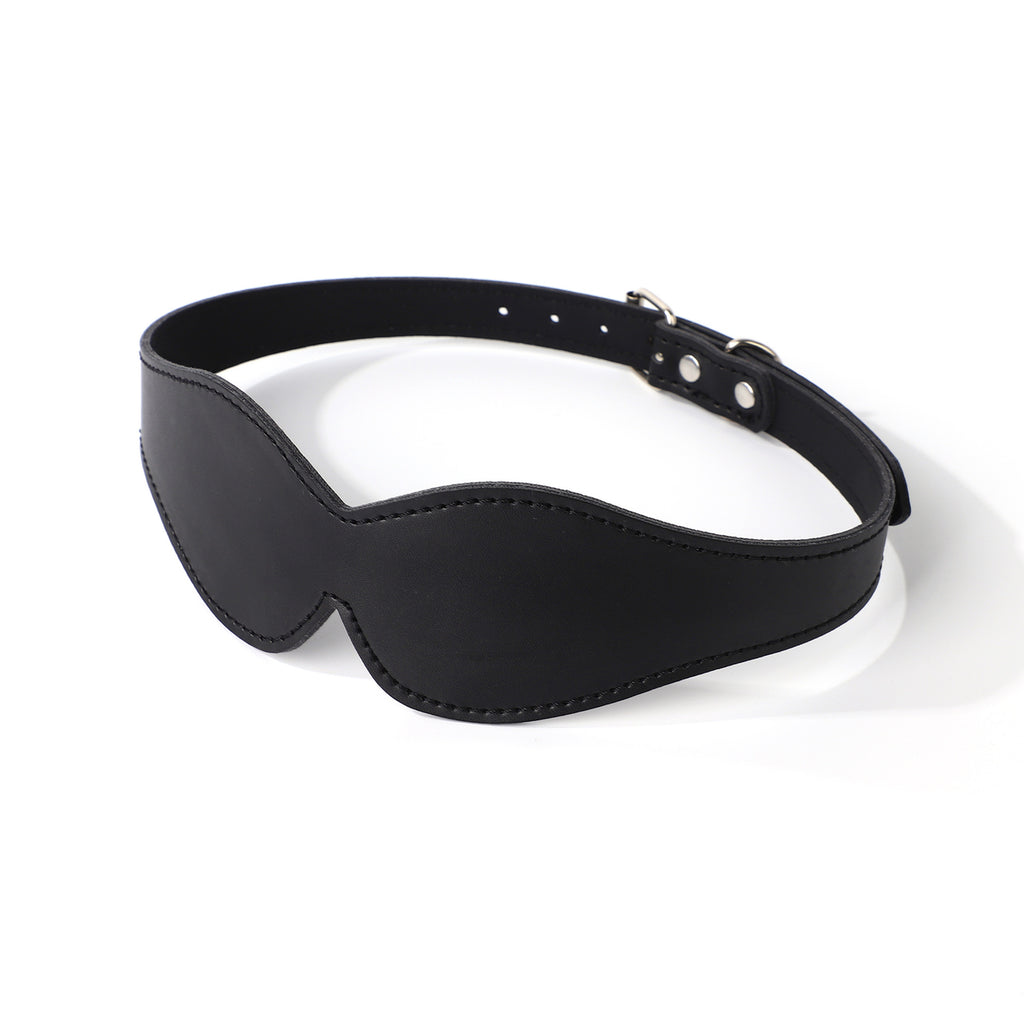 BDSM PU Leather Blindfold Eye Mask
