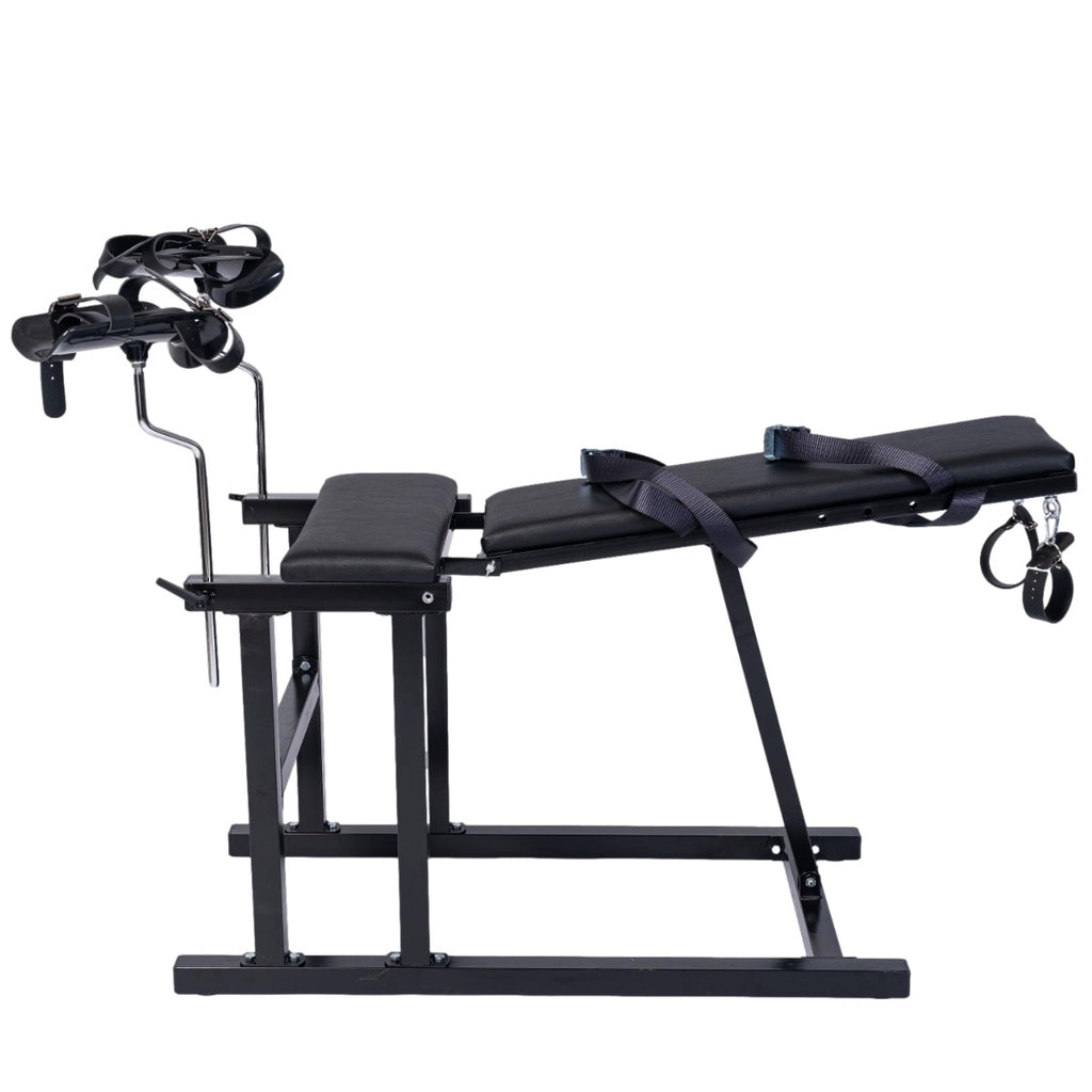 BDSM Positioning Chair with Adjustable Leg Supports