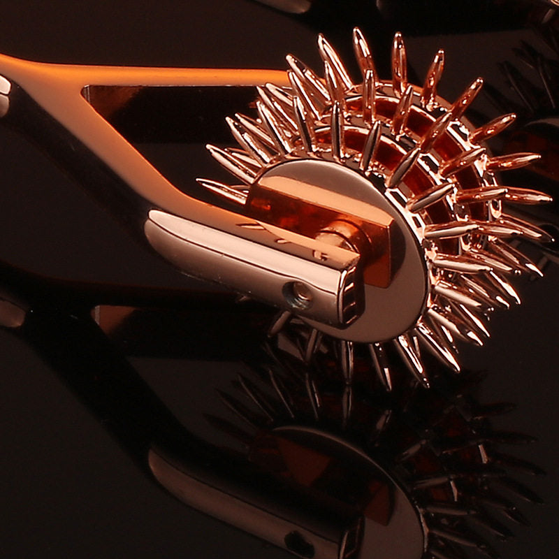 BDSM Golden Multi-Wheel Pinwheel Sensation Roller