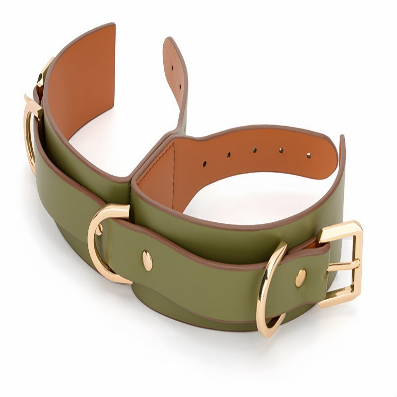 Wide Padded BDSM Wrist Restraint Cuffs BM115