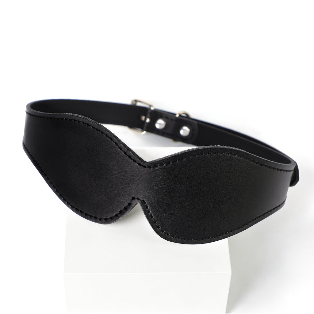 BDSM PU Leather Blindfold Eye Mask