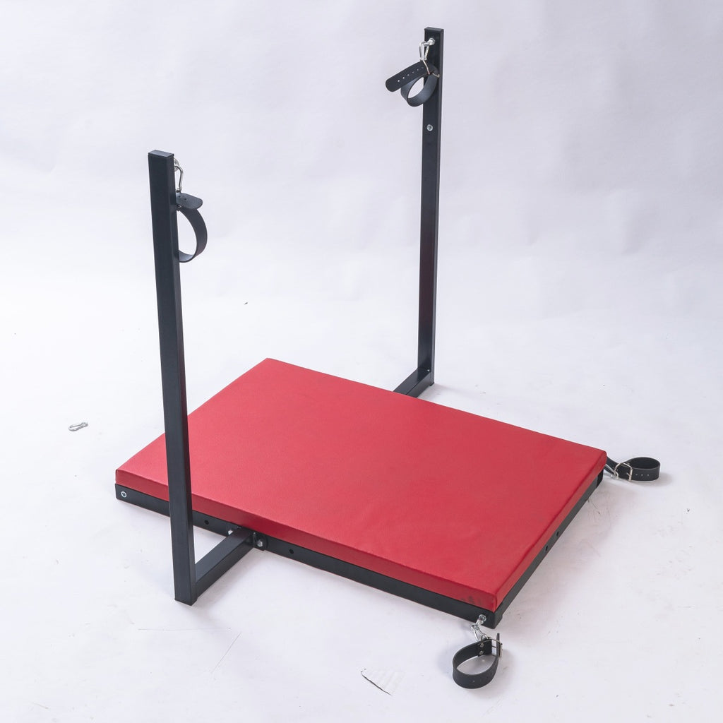 BDSM Restraint Bed with Raised Limb Supports