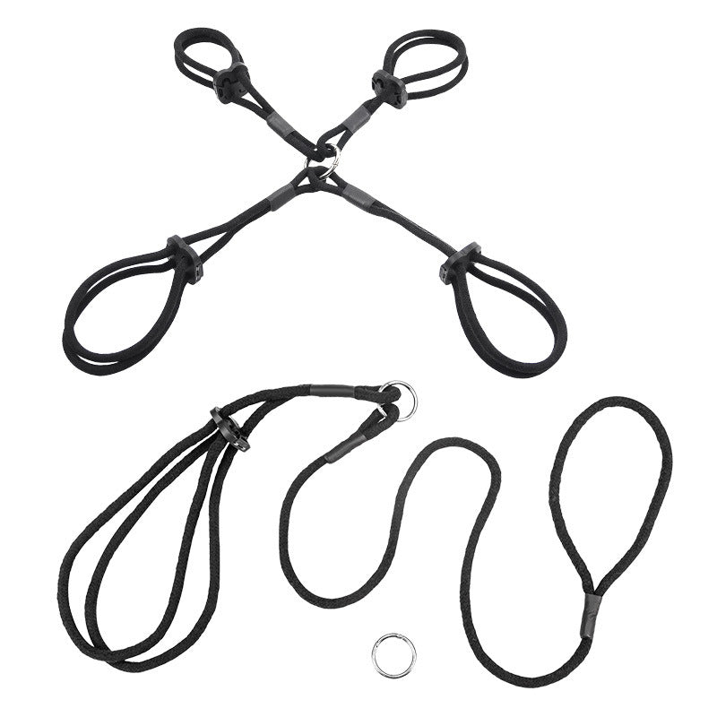 Portable Cotton Rope Bondage Restraint Set