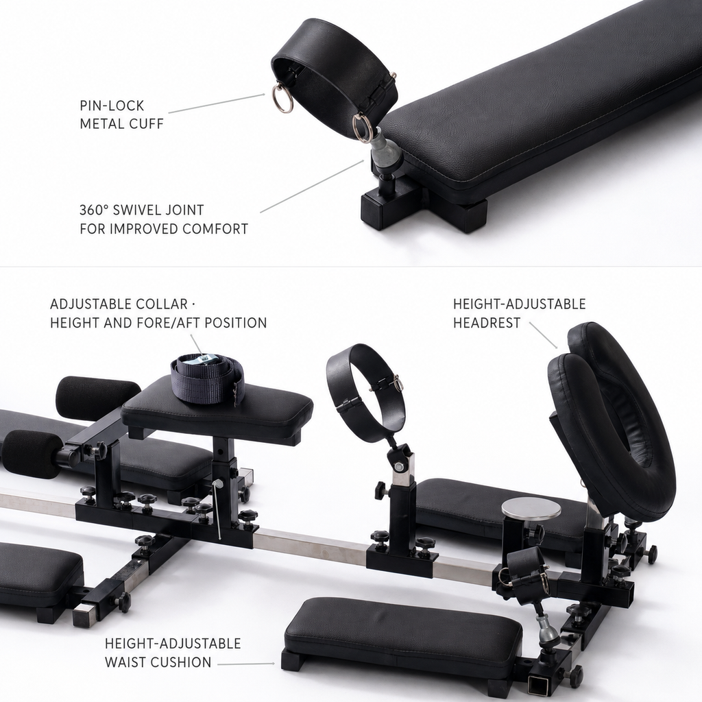 Modular BDSM Full-Body Restraint and Positioning Frame