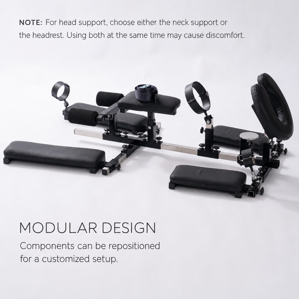 Modular BDSM Full-Body Restraint and Positioning Frame