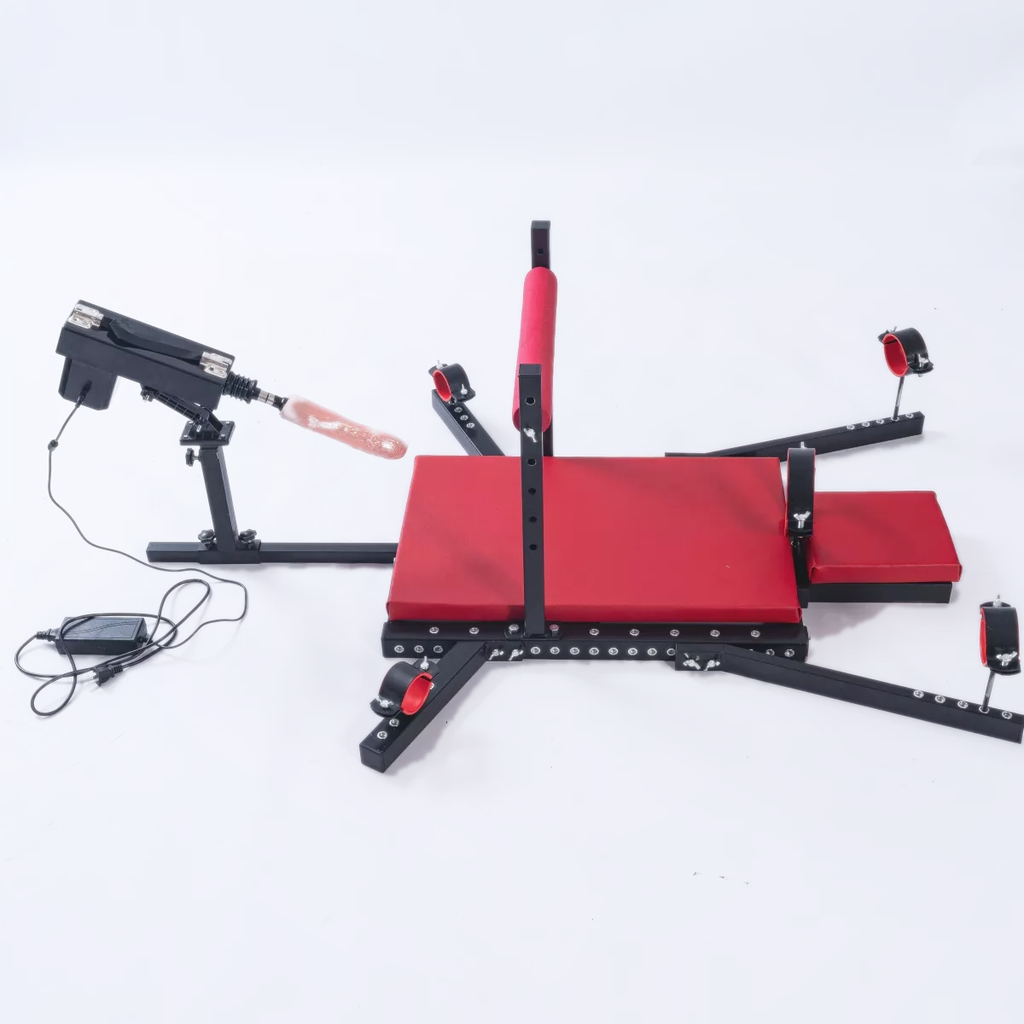 Adjustable BDSM Bondage Positioning Bench and Leg Restraint Frame BF23