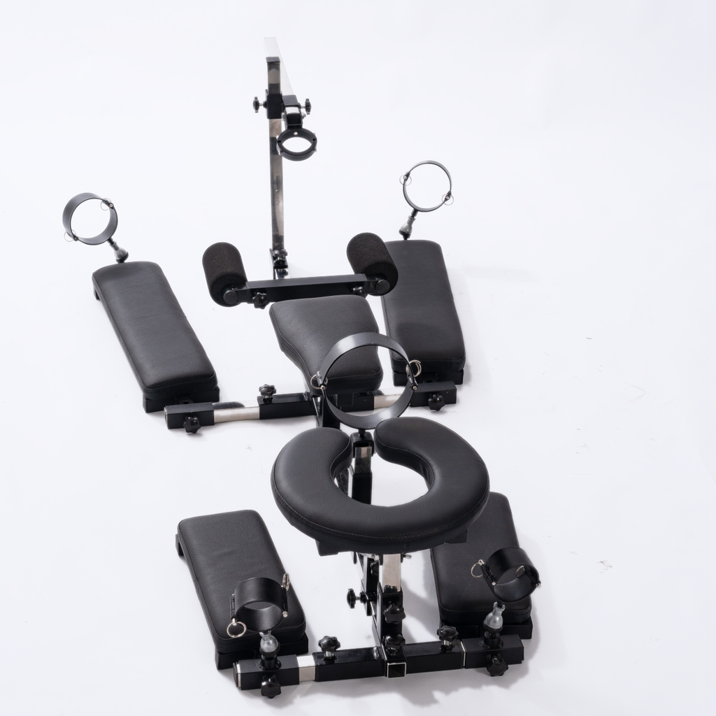 Modular BDSM Full-Body Restraint and Positioning Frame