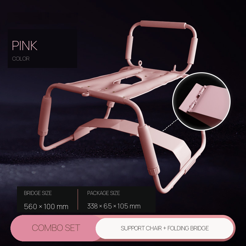 Adjustable Adult Positioning BDSM Chair and Foldable Arch Set BF52